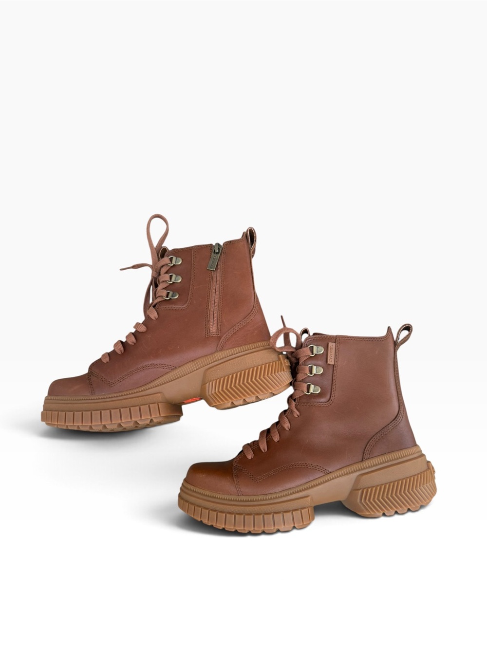 << Sorel Ona Ave Brown Waterproof Lace Boots – Sz 9M - Picture 5 of 9